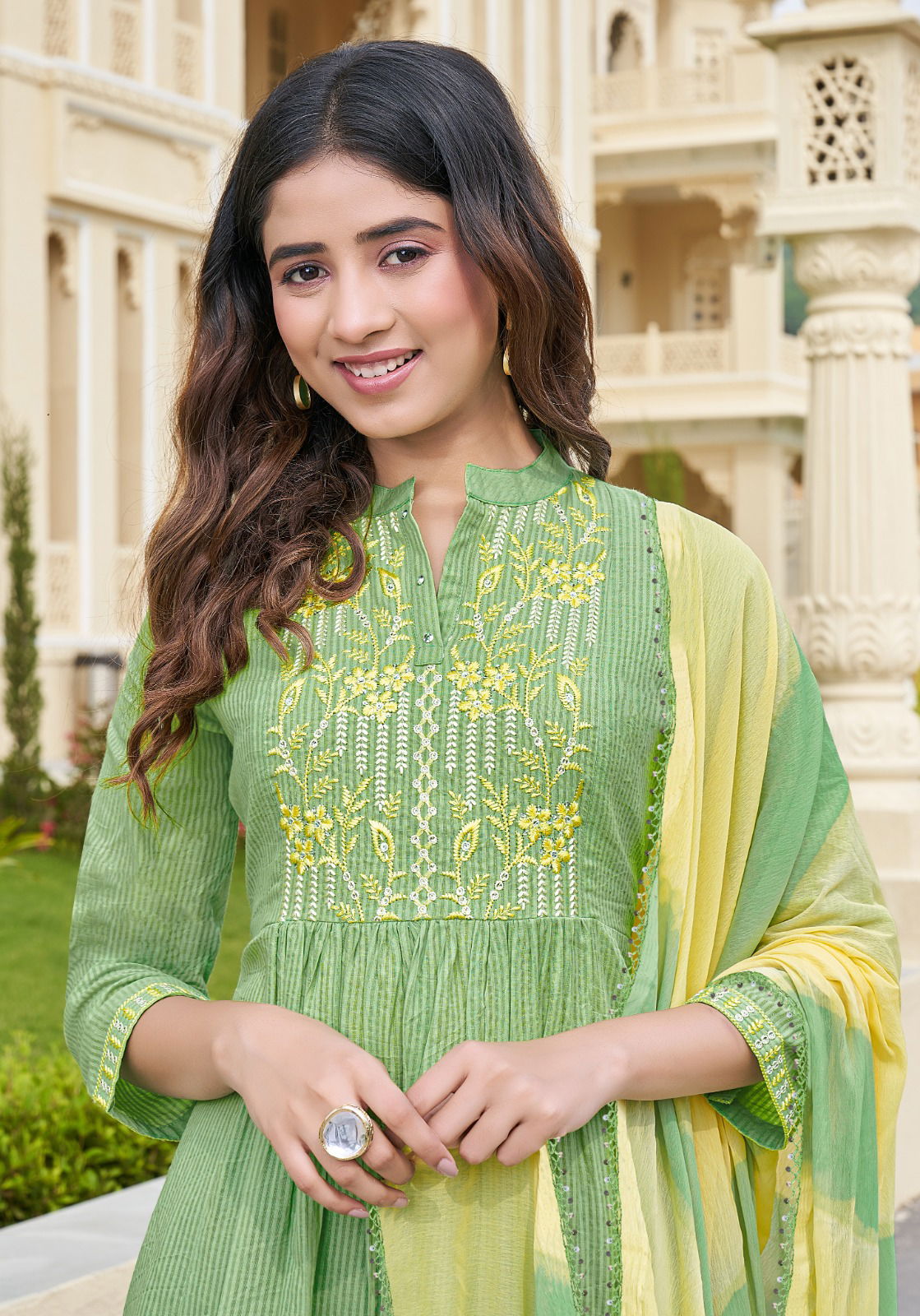 Fairytales By Pink Mirror Pure Cotton Readymade Suits Catalog